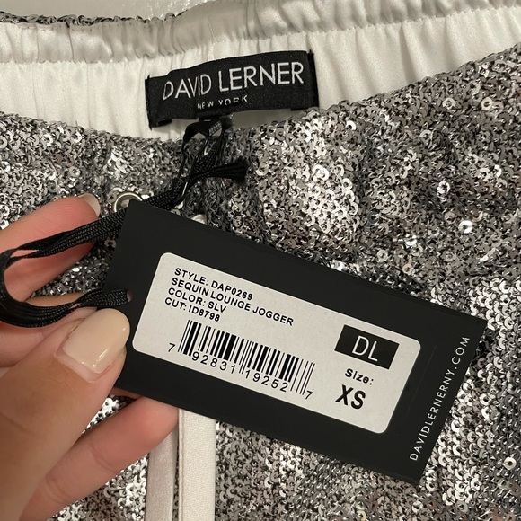 David Lerner Sequin Lounge Jogger - Picture 9 of 9